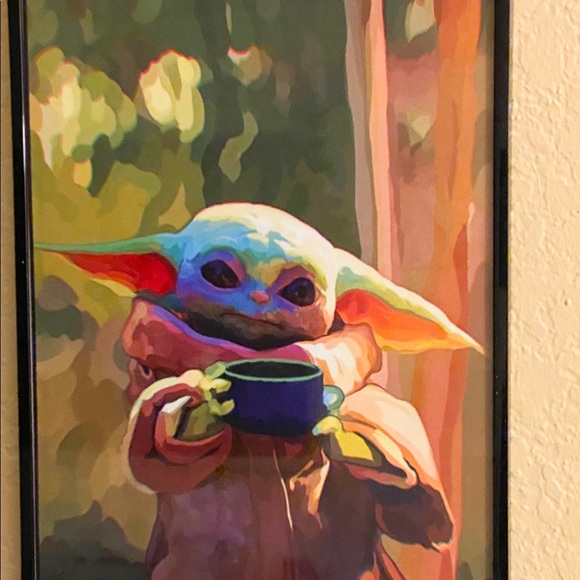 yoda wall art